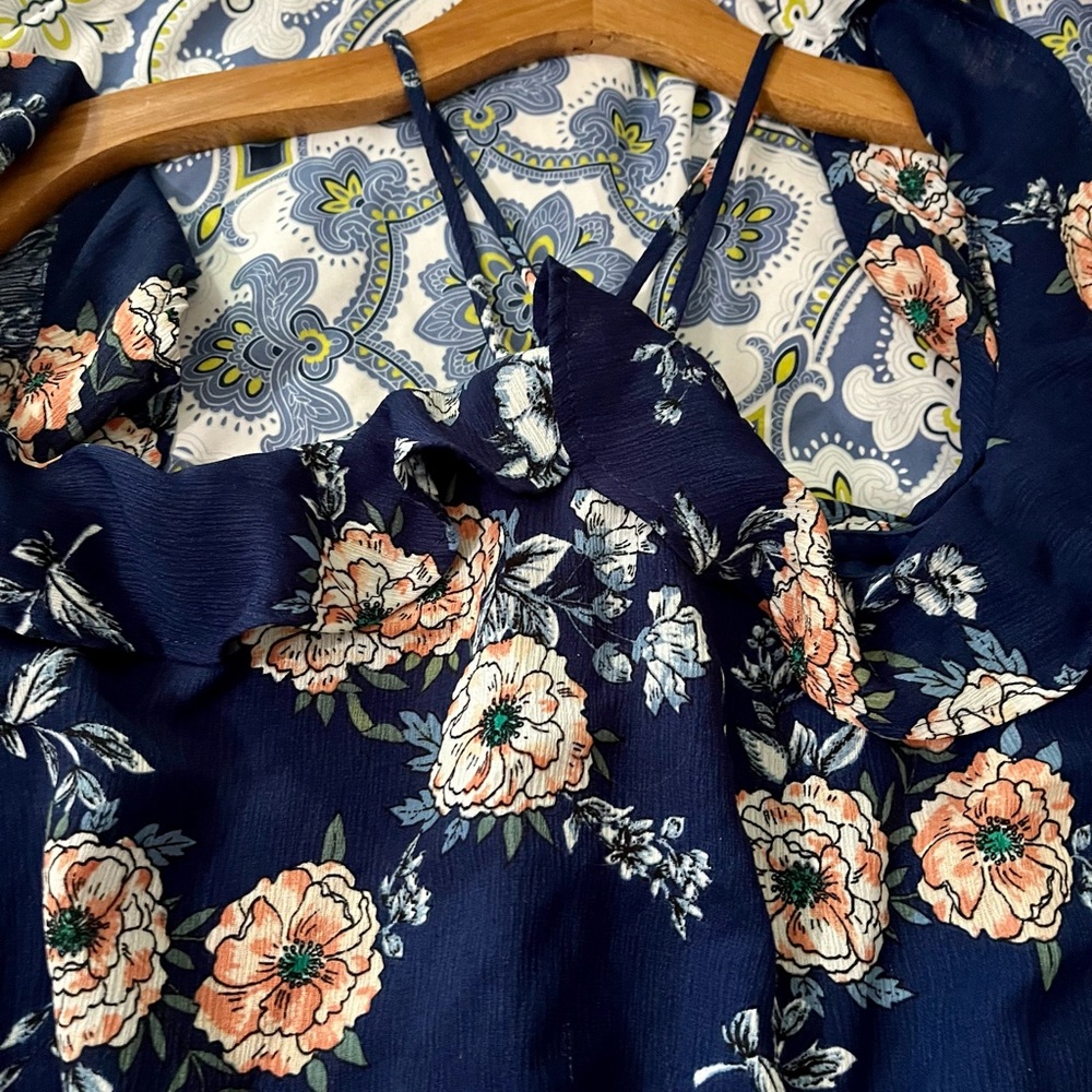 Floral Ruffle Romper - Picture 2 of 2